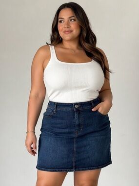 U.S. Polo Assn. Denim Mini Skirt | Size 16 | Classic Preppy Y2K Style